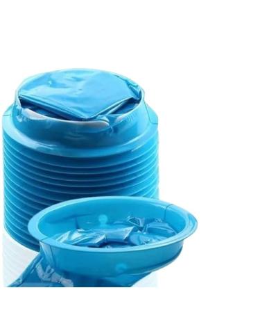 1 Pcs Vomit Bag 33.81oz Vomit Bag Leak Proof Medical Grade Portable Disposable Barf Bag Blue