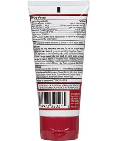 Hyland's Leg Cramp Ointment 2.5oz - Pack of 3 - Buy Online on GoSupps.com