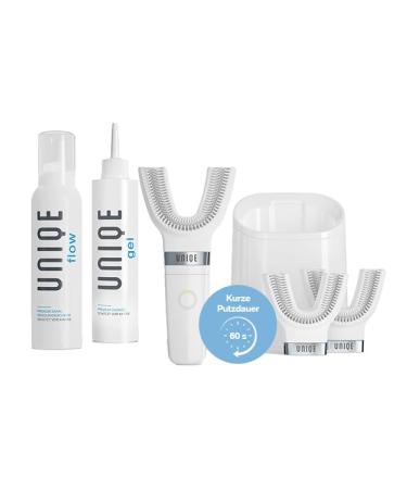 Uniqe One Mix starter set - sound toothbrush with innovative lamella technology - including 3 mouthpieces tooth gel & tooth foam - electrical toothbrush for healthy tooth cleaning tooth foam + tooth gel - Buy Online on GoSupps.com
