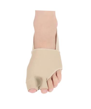 Healeved Bunion Separator Sleeve - 3 Pairs Orthotic Straighteners for Hallux Valgus - Beige, 3pcs Medium - Buy Online on GoSupps.com