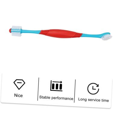 Angoily 2pcs Convenient Double-headed Bristles Pet Double-head Brush for Small Cleaning Soft-bristles Tooth - Buy Online on GoSupps.com