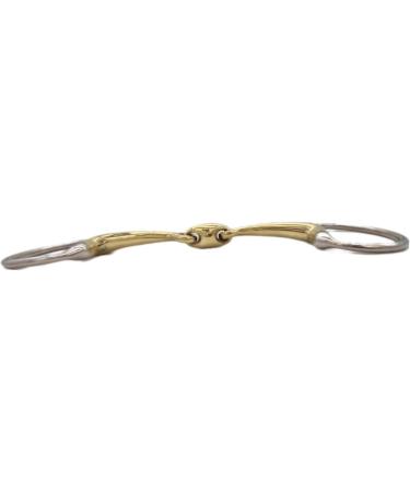 Tysons Breeches D Ring Bit - Coldblood Argentan 14.5-18.5 cm - Oversize Double Broken Bit for Ultimate Comfort - Buy Online on GoSupps.com