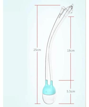 Baby Nasal Aspirator - Nose Sucker and Booger Remover for Infant - Blue - Buy Online on GoSupps.com