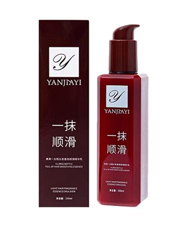 A Touch of Magic Hair Care  YANJIAYI Hair Smoothing Leave-in Conditioner  Nourishing Hair Conditioner  YANJIAYI Hair Treatment  Hair Smooth Anti-Frizz for Curly  Dry  Damaged Hair (1Bottle)