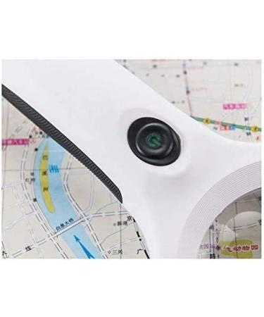 Magnifying Glasses Vision aids Handheld Magnifying Glass 3 Times Magnifying Glass Equipped with 8 LED Reading Magnifying Glass with Money Detector for The Elderly Reading Magnifying Glass Stationery - Buy Online on GoSupps.com