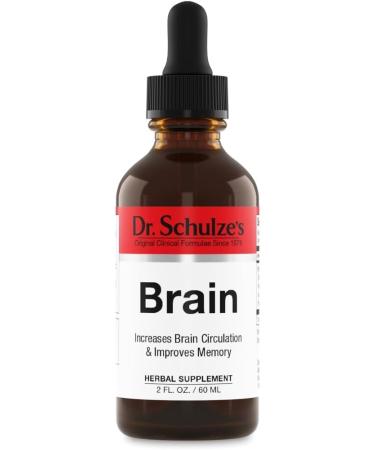 Brain Formula 2 oz. - Vegan and Wild-Harvested | Stimulates Circulation and and Improved Mental Focus