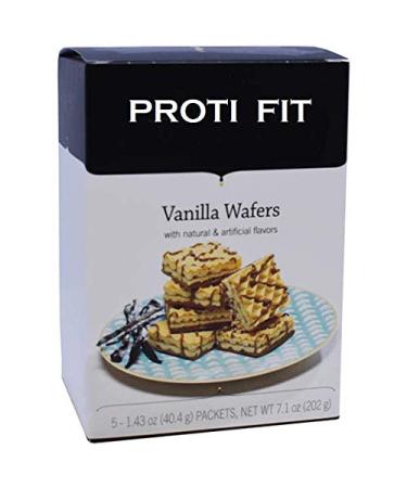 Bariatrix Vanilla Wafer Square for weight loss - 15 grams of protein - 5 box serving - by Proti Fit