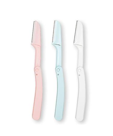 Skin Planing Tool (3 Count) Easy to Use Razor for Face Practical Hair Remover Blade for Eyebrows and Peach Fuzz Facial Shaver for Women That Helps Exfoliate and Smooth The Skin