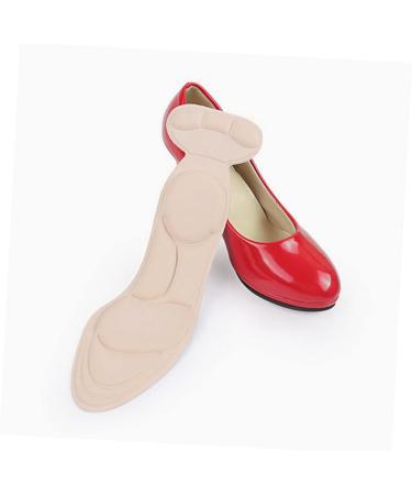 Healvian Casual Heel Support Inserts - 2 Pairs | Anti-Blister Pads for High Heels | Absorb Sweat, Khaki Heel Grips - Buy Online on GoSupps.com