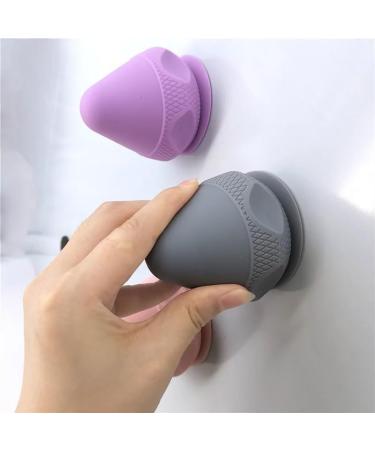 BLBTEDUAMDE Silicone Massage Cone - Yoga Massager for Lumbar Back & Foot Relief | Solid Adsorption Ball - Purple TPE - Buy Online on GoSupps.com