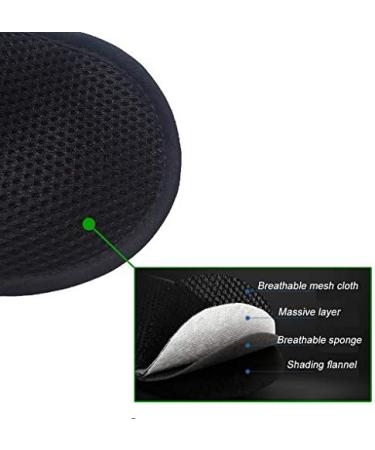 Adjustable Sleep Eye Mask for Men and Women - Travel Rest Aid and Blindfold Eyepatch - Buy Online on GoSupps.com