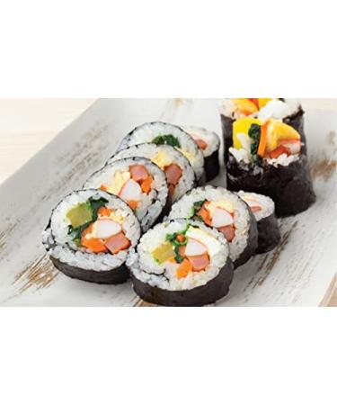 Twice Roasted Seaweed Sheets 7.50 in x 8.25 in (50 Sheets) - Premium Quality Nori for Sushi Rolls and Snacks - Buy Online on GoSupps.com