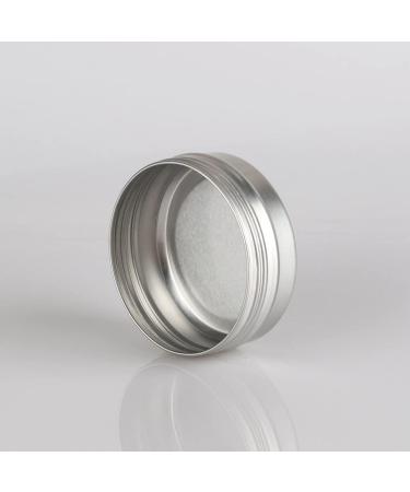 Buy Zeoabsy 10-Pack 60ml Aluminum Tins - Silver Screw Cap Containers for Cosmetics Candles & Ointments | Includes Spatulas & Etiquette - Buy Online on GoSupps.com