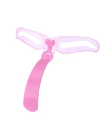 Demiawaking 4 Pieces Professional Eyebrow Stencil Reusable Eyebrow Styling Tool with Handle