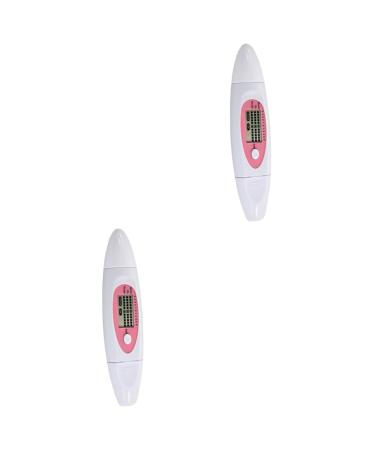 FOYTOKI 2pcs 3 1 Facial Moisture Oil Meter Oil Sensor Analyzer Skin Facial Moisture Skin Analyzer White