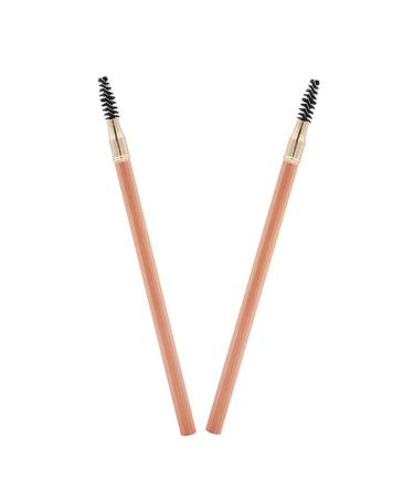Sewroro Crayons Sourcils 2 Pi ces Double Embout Taille Moyenne Imperm able Anti-bavures pour Maquillage des Sourcils avec Pinceau Multifonction Voyage Couleur Al atoire