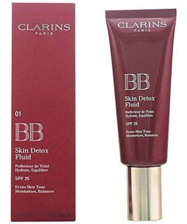Clarins SPF 25 Skin Detox Fluid BB Cream No. 01 Light 45ml - Buy Online on GoSupps.com