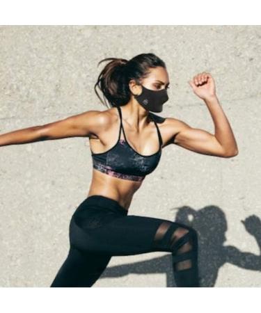 Mico P4Pmask Blue - Reusable Ergonomic Sports Mask for Men & Women Seamless & Quick Drying Size S - Buy Online on GoSupps.com