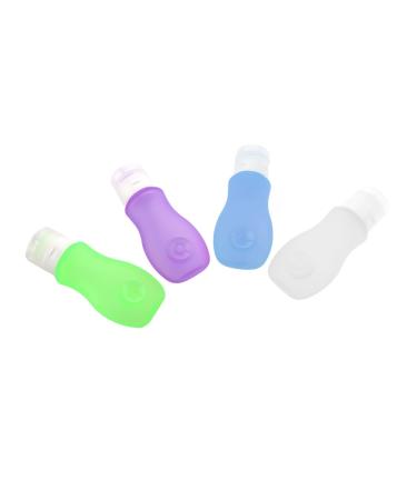 minkissy 4 Travel Shampoo Bottle Refillable Lotion Container Refillable Lotion Bottle Empty Travel Tube Small Shampoo Dispenser Empty Shampoo Tube Toiletries Dispenser Travel Size Portable