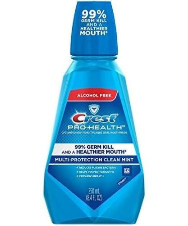 Crest Pro-Health Antiplaque Oral Mouthwash Multi-Protection Mint 8.4 oz ( Pack of 7)