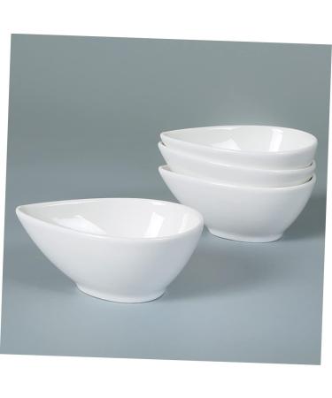 Zerodeko 10 Pcs Water Drop Seasoning Dish Condiment Server Mini Spice Containers Sauce Dipping Plate Sauce Holder Serving Dishes Ceramic Dipping Dish Household Dipping Sauce White 10X7.5CMx2pcs Whitex2pcs - Buy Online on GoSupps.com