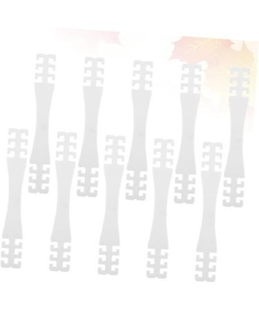 Lurrose 30-Piece Lanyard Accessories | Hearing Protection & Face Mask Hooks | Slide-Resistant Ear Rope Buckles (1 Pack) - White - Buy Online on GoSupps.com