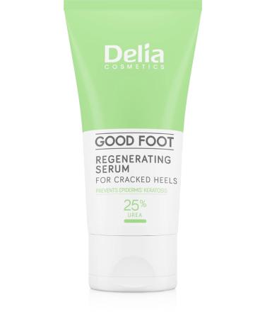 Delia Cosmetics - Good Foot - Regenerating Foot Serum - Moisturizing and Regenerating - Smoothes and Nourishes Perfect for Cracked Heels - 60ml Serum for Cracked Heels