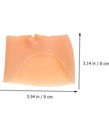 NOLITOY Toe Sleeve High Heel Protectors - 3 Pairs Silicone Sneaker & Toe Topper Socks for Ultimate Foot Comfort - Buy Online on GoSupps.com