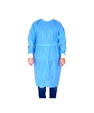 WON Non-Surgical Isolation Gown Blue One Size fits All 1 Count