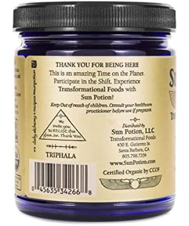 Buy Sun Potion Triphala 111 GR | Organic Herbal Supplement for Digestion | International Shipping Available - Buy Online on GoSupps.com