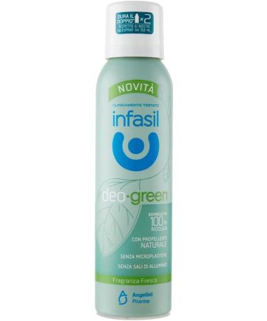  Italian Gourmet E.R. Infasil Green Fragranza Fresca Deodorant No Microplastics or Aluminium Salts 100% Recycled 6 x 125 ml + Italian Gourmet Polpa 400 g - Buy Online on GoSupps.com