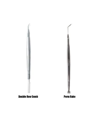 Stainless Steel Amber Lash Lift Perm Tool with Separation Comb Stick - Eyelash Extensions Supplies - Buy Online on GoSupps.com