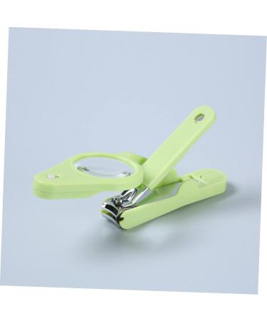 FRCOLOR 1pc Nail Clippers Puppy Nail Nail Clipper with Magnifier Fingernails Clippers Cuticle Clippers Pet Claw Clippers Pet Nail Clipper Cat Claw Man Scissors Stainless Steel Large 15*4.5*1.6cm Green - Buy Online on GoSupps.com