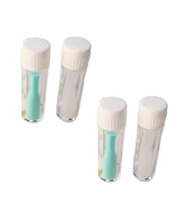 Ultechnovo case 4 pieces of suction lens contact lens applicator lenses suck contact lenses tool contact lens stick tool tools for contact lenses invisible