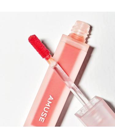 Amuse Dew Velvet Lip Tint - Semi-Matte Korean Cosmetics Vegan Lipstick - .14 oz - Buy Online on GoSupps.com