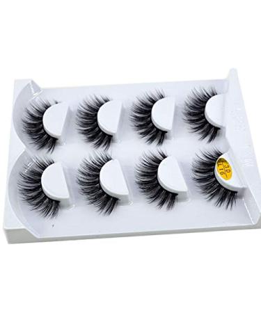 3D Mink Eyelashes - Handmade, Reusable, Natural False Lashes | Popular Extension Mink Lashes for Makeup - L16 - Buy Online on GoSupps.com