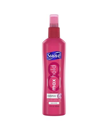 Suave Non Aerosol Spray Maximum Hold Unscented Hairspray  11 oz