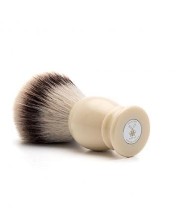 M HLE Handmade Large Shaving Brush - Silvertip Fibre Precious Resin Handle Ivory | Best for Luxury Grooming - Buy Online on GoSupps.com