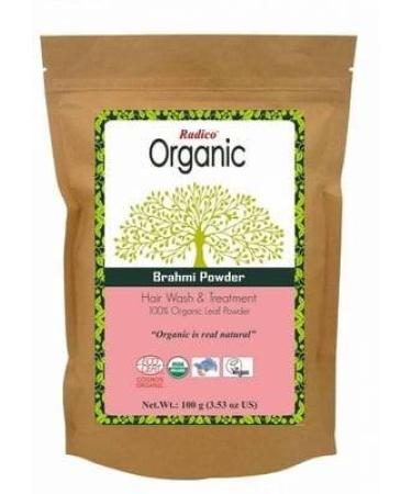 Radico RADICO - Ayurvedic Brahmi Powder - Promotes hair growth - Relieves itching - Vegan - 100g