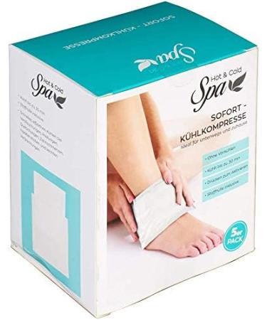 Immediate Cooling Compress - Small Gel Cooling Pads for Bruises Toothache & Mosquito Bites - 5 Pack Cold Therapy Solution - Buy Online on GoSupps.com