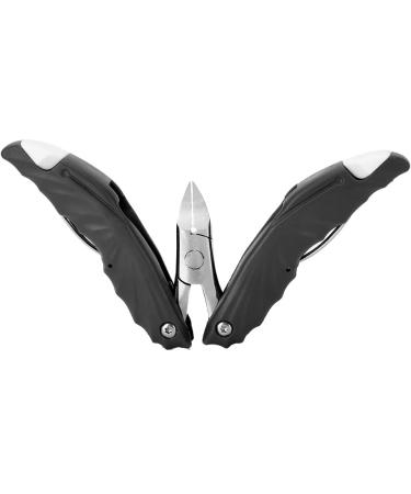 Cuticle Nipper Folding Cuticle Trimmer for Fingernails Toenails Dead Cuticle (Black) - Buy Online on GoSupps.com