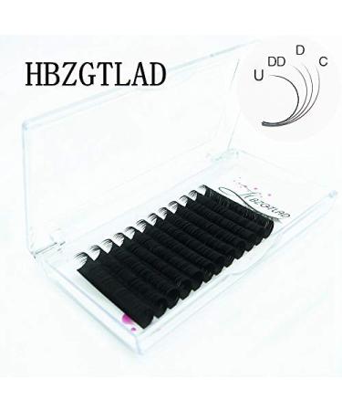 HBZGTLAD Faux Mink Individual Eyelash Extensions - Soft Mink Lashes for Professionals | 0.07mm-U 16mm - Buy Online on GoSupps.com