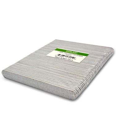 Karlash Professional Double Sided Emery Board 7 Zebra Nail File 100/100 50pcs