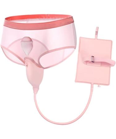 Smart Urine Bag for Woman Portable Wearable Collection Pee Bag with Massage Function 1000ml Woman Incontinence Underwear 360 Three-Dimensional Leak-Proof Medical Grade Silicone.(XXX-Large)