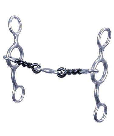 Reinsman 348 Junior Cowhorse Snaffle with Twisted Sweet Iron Dogbone Stage B