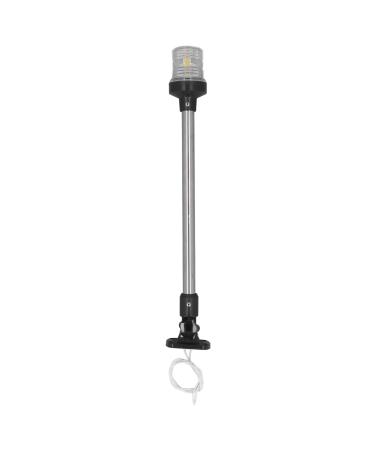 Teamsky LED anchor navigation light 18-inch marine all-round boat rear light white light 12 or 24V 3W boatheck light with 2-seamile visibility