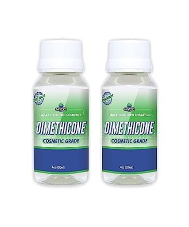 MYOC Dimethicone (120 ml / 4.05 fl oz) - Cosmetic Grade Silicone Emollient for Creams Serums Hair Conditioners & DIY Formulations