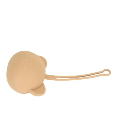 Portable Silicone Pacifier Case - Lightweight & Durable for Strollers - Coffee Color - Buy Online on GoSupps.com