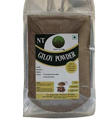 QURA Poudre de tige de Giloy Guduchi -Gulvel -Geeloh -Giloya - Tinospora Cordifolia - Amruthaballi - 400 g