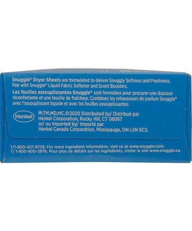 Snuggle Aroma Towels - Blue Sparkle 80 Pieces | Premium Dryer Towels for Freshness - International Shipping Available - Buy Online on GoSupps.com